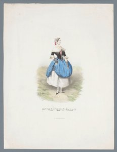 Žena v historickém kostýmu od Huib van Hove Bz