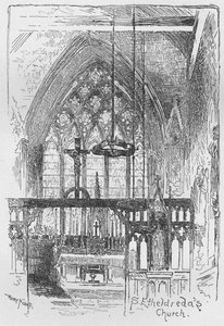 Kostel sv. Etheldredas, 1890
