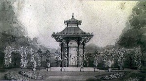 Design voliéry a pergoly v čínském stylu od Humphry Repton