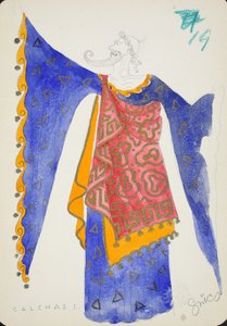 Calchas I, z knihy "Die Agyptische Helena od Hungarian School