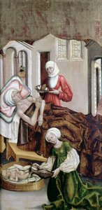 Narození svatého Jana Křtitele, Kisszeben, 1490 od Hungarian School