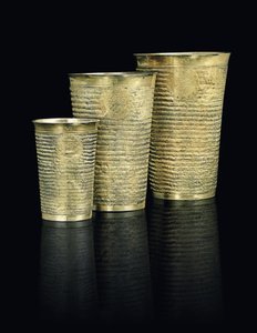 Tři odměrné kádinky, pravděpodobně Transylvánie, polovina 17. století od Hungarian School
