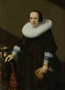 Portrét Geertruyda Reaela, manželky Philipse Denijse od Huygh Pietersz Voskuyl