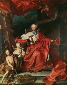 Kardinál de Bouillon (1643-1715) Otevření ‚svaté brány‘, 1708