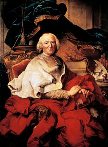 Portrét Andre-Hercule de Fleury (Lodeve od Hyacinthe Francois Rigaud