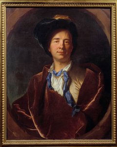 Portrét Bernarda Le Bouyera (Le Bovier) de Fontenelle (1657-1757), francouzského spisovatele Obraz Hyacinthe Rigaud (1659-1743) 1713 Sun. 0,79x0,63 m Montpellier, Fabre Museum -Portrét Bernarda Le Bouyera (Le Bovier) de Fontenelle (1657-1757), francouzskéh od Hyacinthe Francois Rigaud
