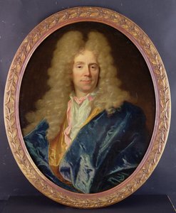 Portrét Michela Begona mladšího od Hyacinthe Francois Rigaud