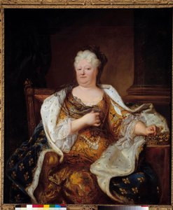 Portrét princezny Palatine Charlotte Elisabeth de Baviere od Hyacinthe Francois Rigaud