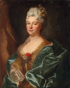 Portrét markýze de la Mesangere, rozené Marguerite de Rambouillet od Hyacinthe Francois Rigaud