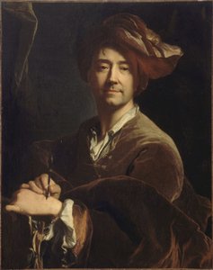 Autoportrét Autoportrét vyslovený mechanickou tužkou, 1711.