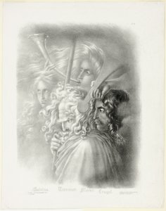 Galvina, ze sbírky studijních hlav od Hyacinthe Louis Aubry Lecomte
