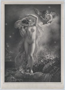Danae, 1824. od Hyacinthe Louis Victor Jean Baptiste Aubry