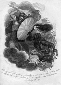 Revoluční zuřivost, která se vydala zotročit nebo zničit evropské národy, 1816.