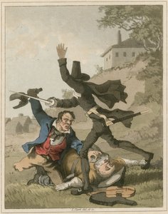 Ilustrace z Hudibras od Samuela Butlera