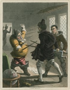 Ilustrace z Hudibras od Samuela Butlera
