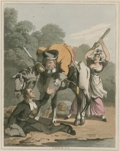 Ilustrace z Hudibras od Samuela Butlera