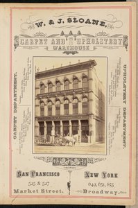 [W. and J. Sloane Carpet and Upholstery Warehouse, San Francisco]