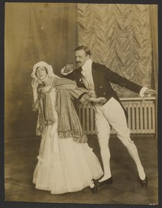 Aristokratický balet (Graf Lalongue s baronkou E. Rosinovou). od Iakob Vladimirovich Shteinberg