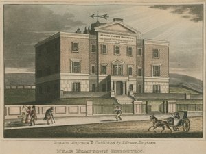 Celkový pohled na Sussex County Hospital od Ian Bruce