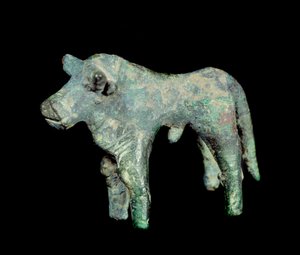 Iberská civilizace: bronzový býk. Paříž, Picassovo muzeum od Iberian Iberian