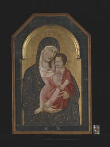Madonna a dítě (tempera a zlato na dřevě) od Icilio Federico (attr. to) Joni