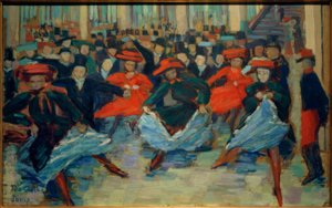 Taneční obrázek VIII (tanečníci Can-Can v Bullier)