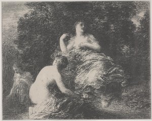 The Bathers od Ignace Henri Jean Fantin-Latour