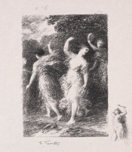 Bacchus. od Ignace Henri Jean Fantin-Latour
