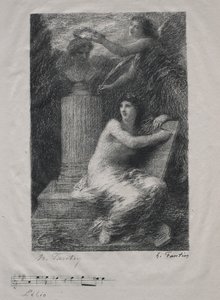 K Berliozovi. od Ignace Henri Jean Fantin Latour