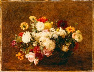 Kytice květin, 1894 od Ignace Henri Jean Fantin Latour