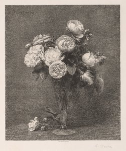 Kytice růží, 1879. od Ignace Henri Jean Fantin-Latour