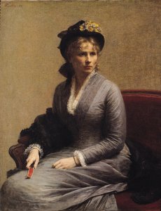 Charlotte Dubourg (1850-1921) 1882 od Ignace Henri Jean Fantin Latour