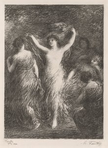 Tanec, 1898. od Ignace Henri Jean Fantin Latour