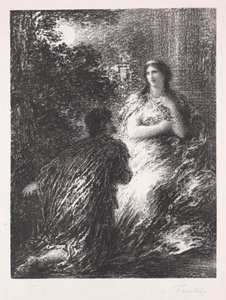 Duo z Les Troyens, 1894-1895. od Ignace Henri Jean Fantin-Latour