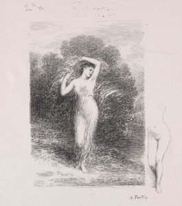 Mladý pacient. od Ignace Henri Jean Fantin Latour
