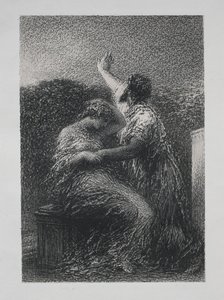 Mág Baltajar a Fatime, 1891. od Ignace Henri Jean Fantin Latour