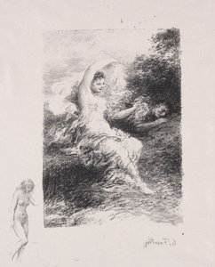 Lyde. od Ignace Henri Jean Fantin Latour