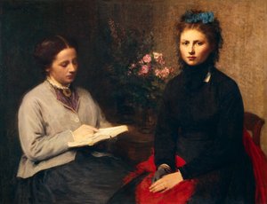 Čtení od Ignace Henri Jean Fantin Latour