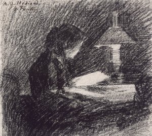 Čtení od Ignace Henri Jean Fantin Latour