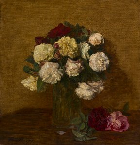 Růže ve váze, 1878. od Ignace Henri Jean Fantin Latour