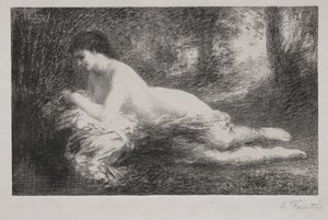 Snění. od Ignace Henri Jean Fantin-Latour