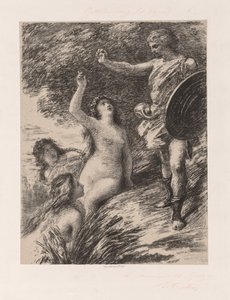 Siegfried a dcery Rýna, c. 1880. od Ignace Henri Jean Fantin Latour