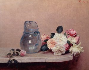 Zátiší s růžemi, 1889