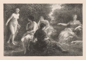 The Bathers, 1896. od Ignace Henri Jean Fantin-Latour