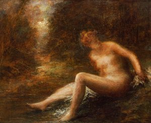 Lovkyně od Ignace Henri Jean Fantin Latour