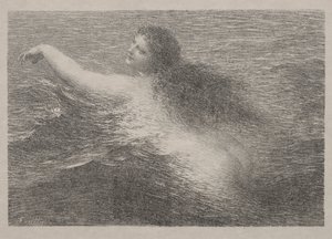 Vodní génius, 1896. od Ignace Henri Jean Fantin Latour