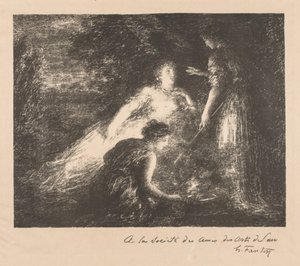 Čarodějnictví, 1899. od Ignace Henri Jean Fantin Latour