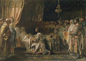 Poslední chvíle krále Jakuba I. (1207-76) dobyvatele