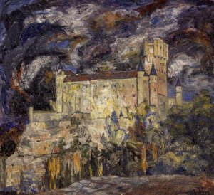 ALCAZAR DE SEGOVIA - 1925 - OLEJ / PLÁTNO - 115X124 CM od Ignacio Zuloaga y Zabaleta