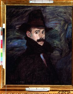Autoportrét. Obraz Ignacia Zuloaga y Zabaleto (1870-1945). Olej na plátně, 76 x 65 cm. Španělské umění. Puškinovo muzeum výtvarných umění, Moskva. od Ignacio Zuloaga y Zabaleta